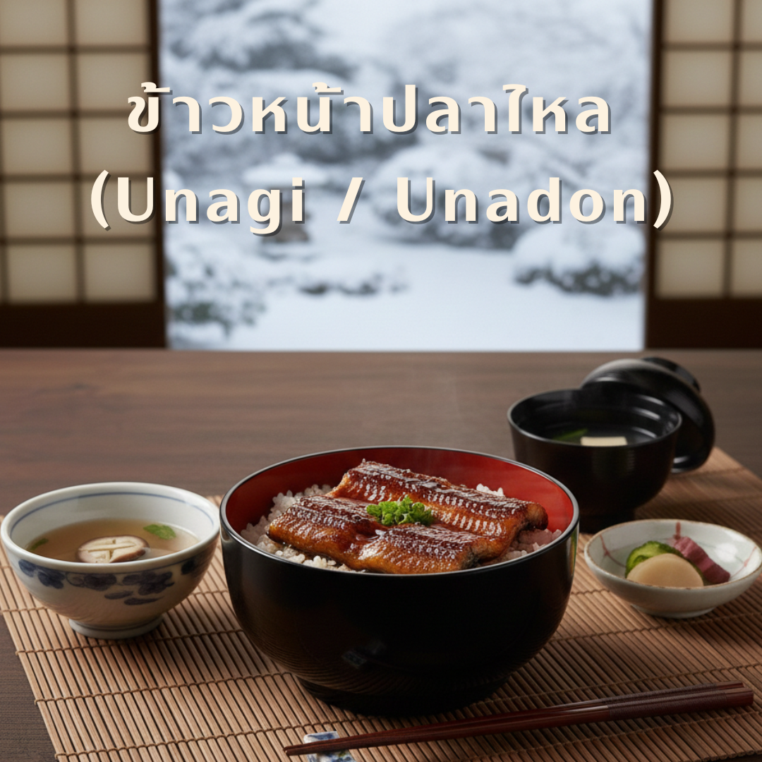 7. ข้าวหน้าปลาไหล (Unagi / Unadon)