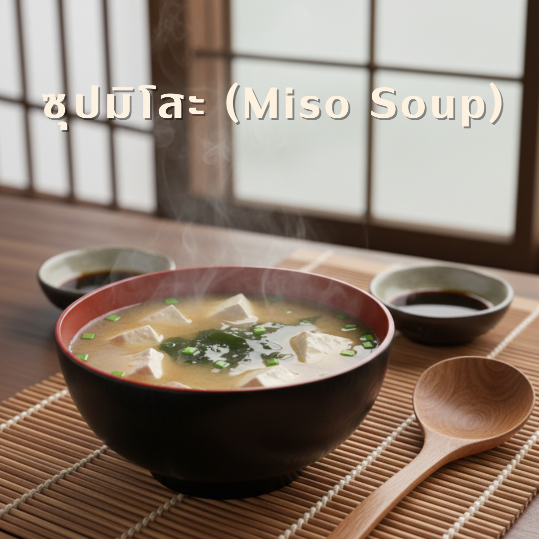 9. ซุปมิโสะ (Miso Soup)