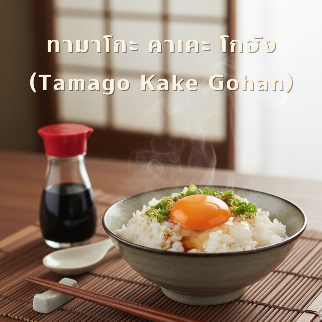 15. ทามาโกะ คาเคะ โกฮัง (Tamago Kake Gohan)