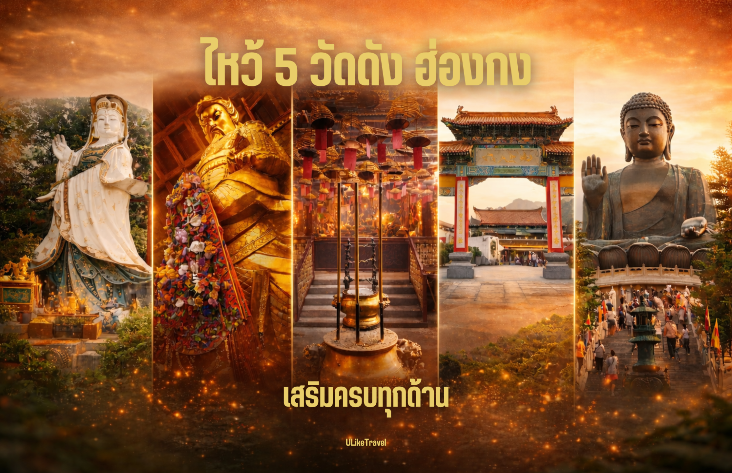 ไหว้ 5 วัดดังฮ่องกง เสริมดวงครบทั้งการงาน การเงิน ความรัก | Travel Guide