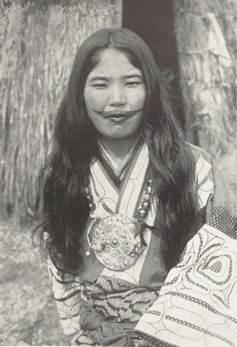 Ainu woman from Hokkaido, c. 1930